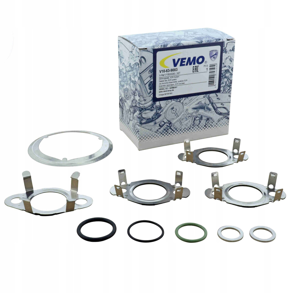 ZESTAW USZCZELEK EGR 03L131512DP 03P131512E A3 8P VW GOLF VI 1.6TDI 2.0TDI