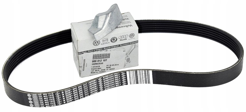 PASEK KLINOWY 03L903137 B 6PK842 VW GOLF VI 2.0TDI