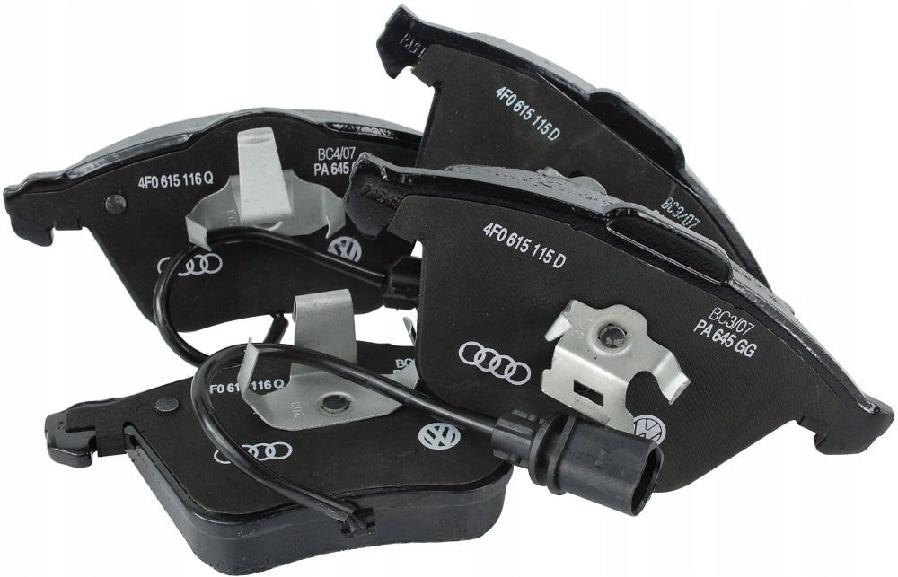 KLOCKI HAMULCOWE PRZÓD AUDI A6 C6 ORYGINAŁ ASO OE 4E0698151M GDB1617 OE VAG