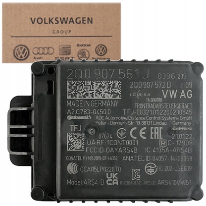 CZUJNIK RADAROWY DISTRONIC 2Q0907561J VW SKODA AUDI SEAT ORYGINAŁ NOWY
