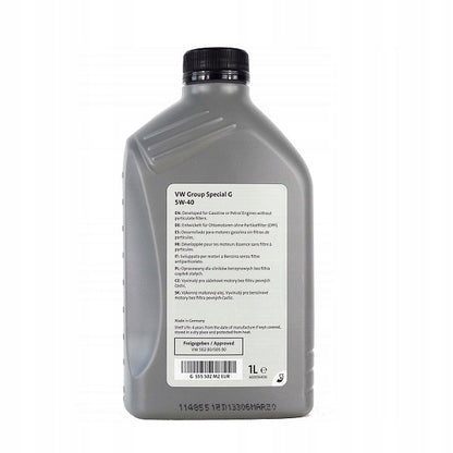 ORYGINALNY OLEJ VW Special G 5W40 502.00/505.00 1L GS55502M2 VW AUDI SKODA