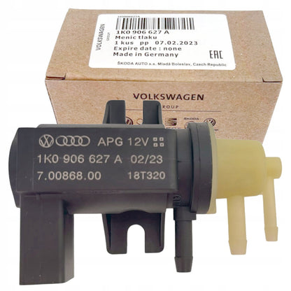 ZAWÓR EGR KONWERTER TURBINY N75 1K0906627A OEM VW AUDI SEAT SKODA ORYGINAŁ