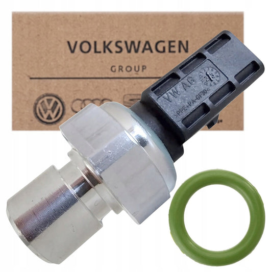 CZUJNIK CIŚNIENIA KLIMATYZACJI 4H0959126A + ORING ORYGINAŁ VW AUDI SKODA