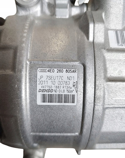 4E0260805AR SPRĘŻARKA KOMPRESOR KLIMATYZACJI AUDI A4 B7 A8 D3 Q7 3.2 TFSI