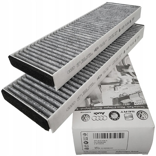 2X ORYGINALNY FILTR KABINOWY DO AUDI A6 C6