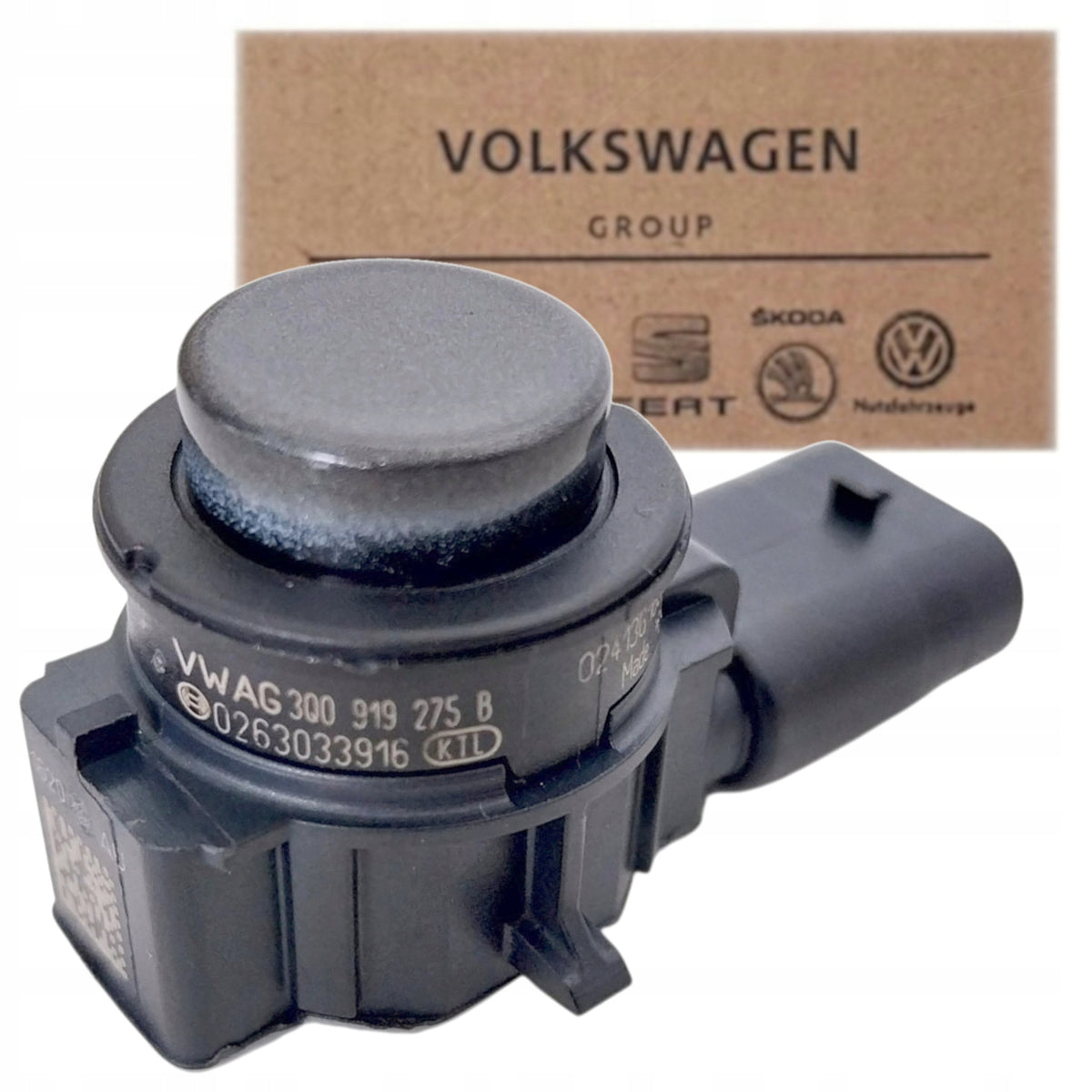 CZUJNIK PDC COFANIA PARKOWANIA 3Q0919275B 0263033916 BOSCH VW GRAFIT SZARY