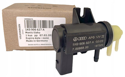 ZAWÓR EGR KONWERTER TURBINY N75 1K0906627A OEM VW AUDI SEAT SKODA ORYGINAŁ