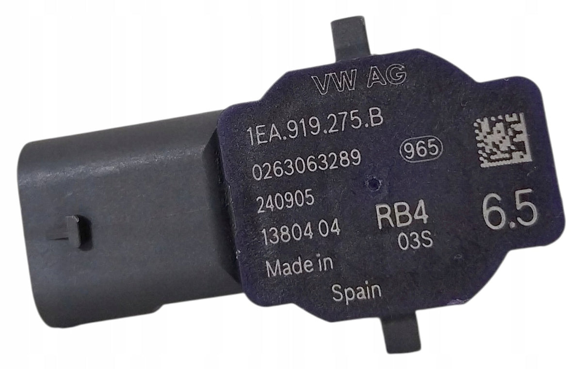 CZUJNIK PDC COFANIA PARKOWANIA 1EA919275B 0263063289 SZARY POŁYSK VW SKODA