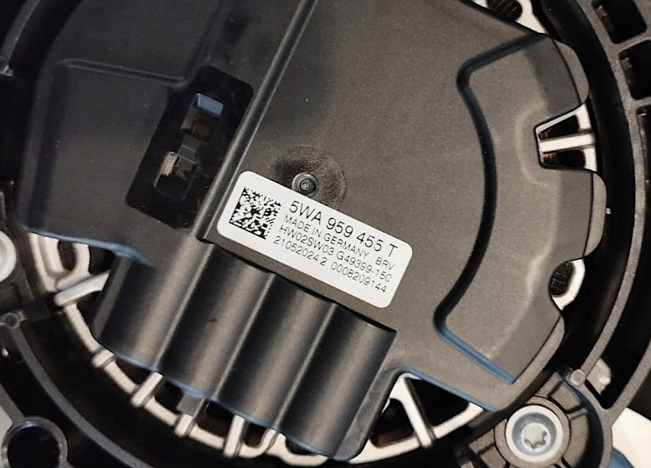 WENTYLATORY 5WA121203T 5WA959455T 5WA959455Q OBUDOWA ZESTAW VW AG AUDI ASO