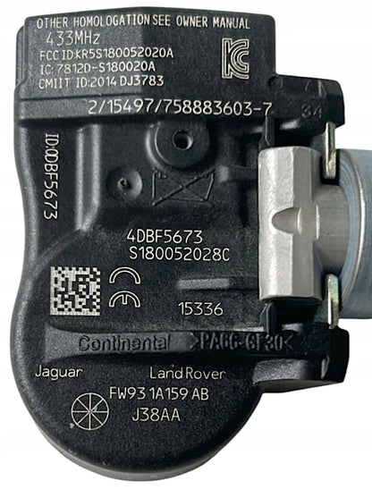 CZUJNIK CIŚNIENIA OPON TPMS FW931A159AB JAGUAR LAND ROVER ORYGINAŁ NOWY