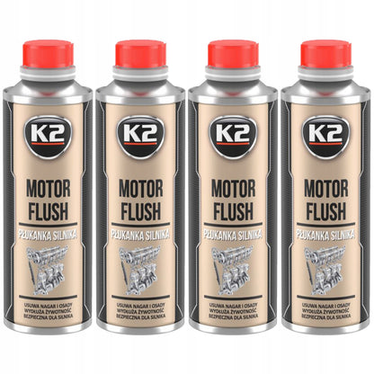 4x K2 MOTOR FLUSH PŁUKANKA SILNIKA 250 ML