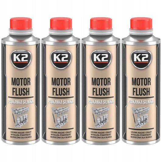 4x K2 MOTOR FLUSH PŁUKANKA SILNIKA 250 ML