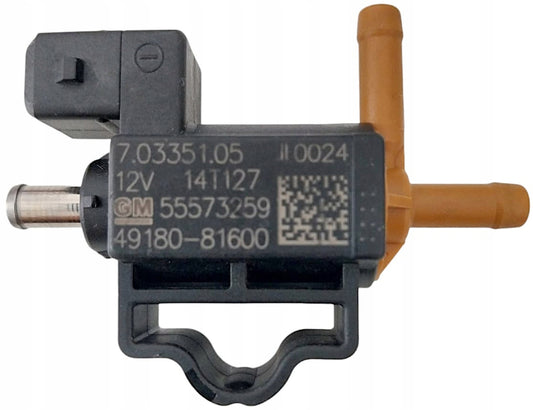 ORYGINAŁ OPEL GM ELEKTROZAWÓR TURBINY 55573259 NOWY OPEL