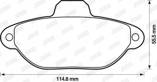 KLOCKI HAMULCOWE PRZÓD FIAT CINQUECENTO SEICENTO