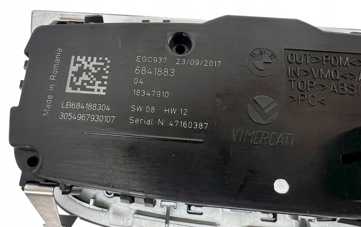 PANEL WŁĄCZNIKA ŚWIATEŁ BMW X3 G01 X3 G08 X4 G02 ORYGINAŁ BMW 2017- NOWY