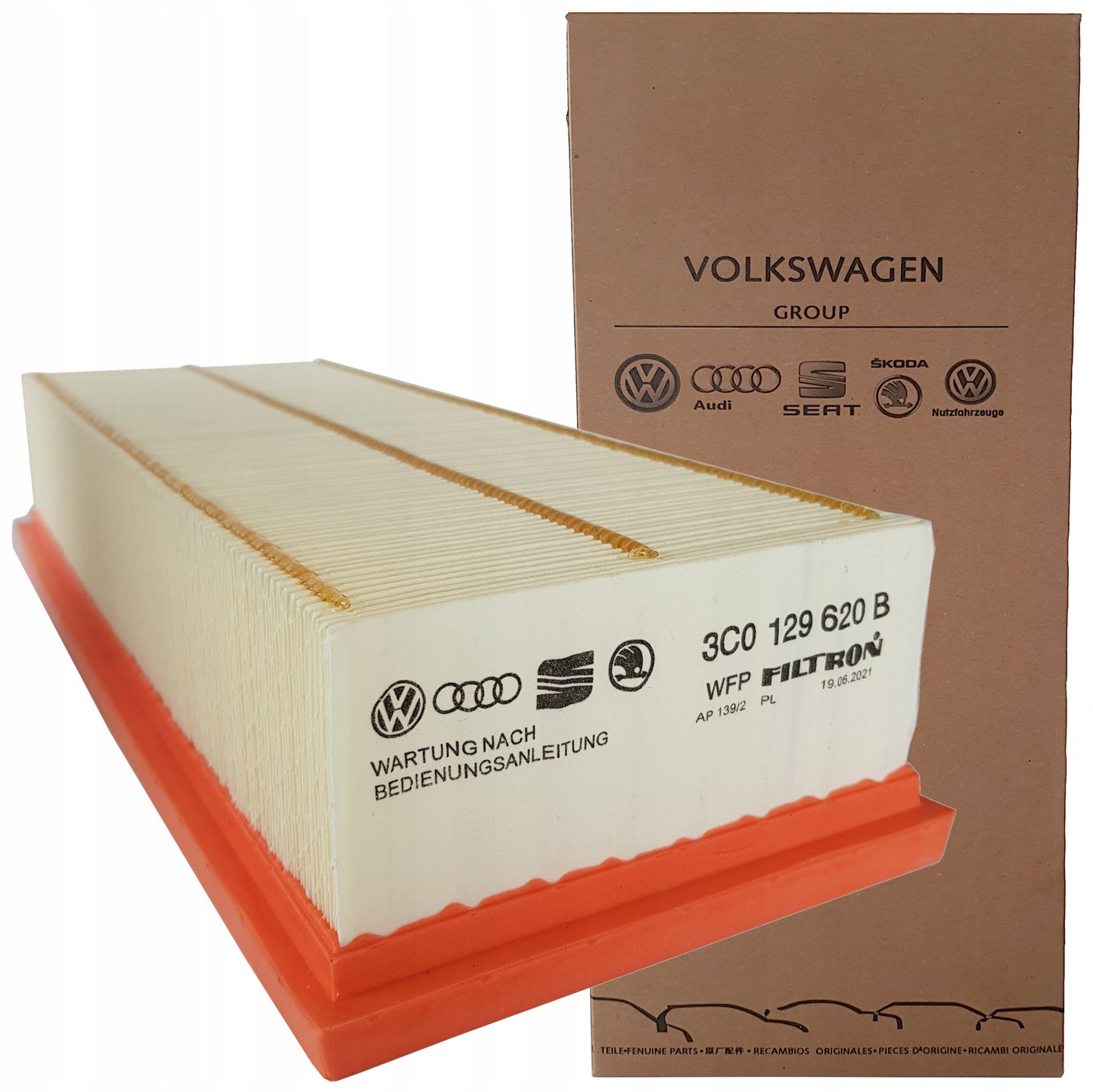 FILTR POWIETRZA VW PASSAT B7 1.6 2.0 TDI ORYGINAŁ