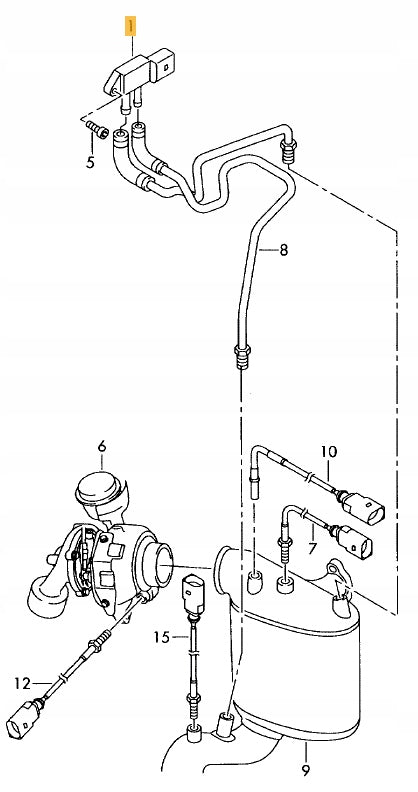 076906051B CZUJNIK CIŚNIENIA SPALIN DPF ORYGINAŁ