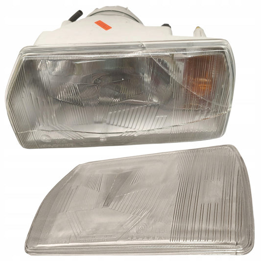 LAMPA REFLEKTOR LEWY LEWA SKODA FAVORIT FAWORIT PRZÓD PRZEDNIA CZECHY ORYG