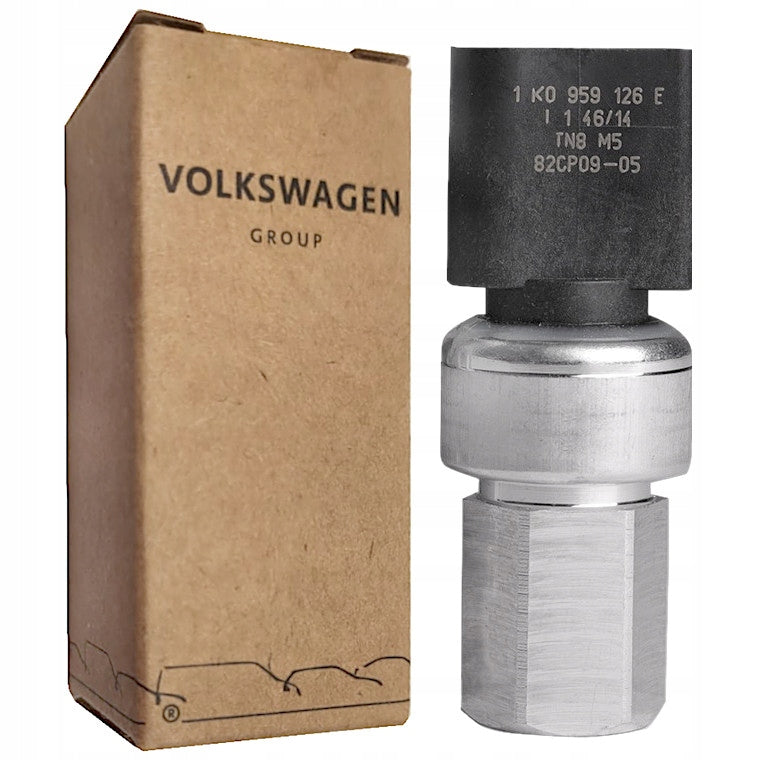 1K0959126D ORYGINALNY CZUJNIK CIŚNIENIA KLIMATYZACJI VW AUDI SEAT SKODA