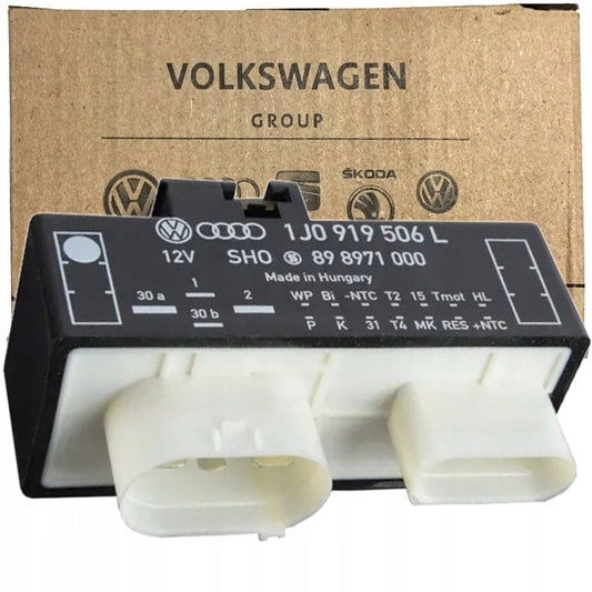 ORYGINALNY 1J0919506L STEROWNIK WENTYLATORA AUDI VW SKODA SEAT 1.6 NOWY