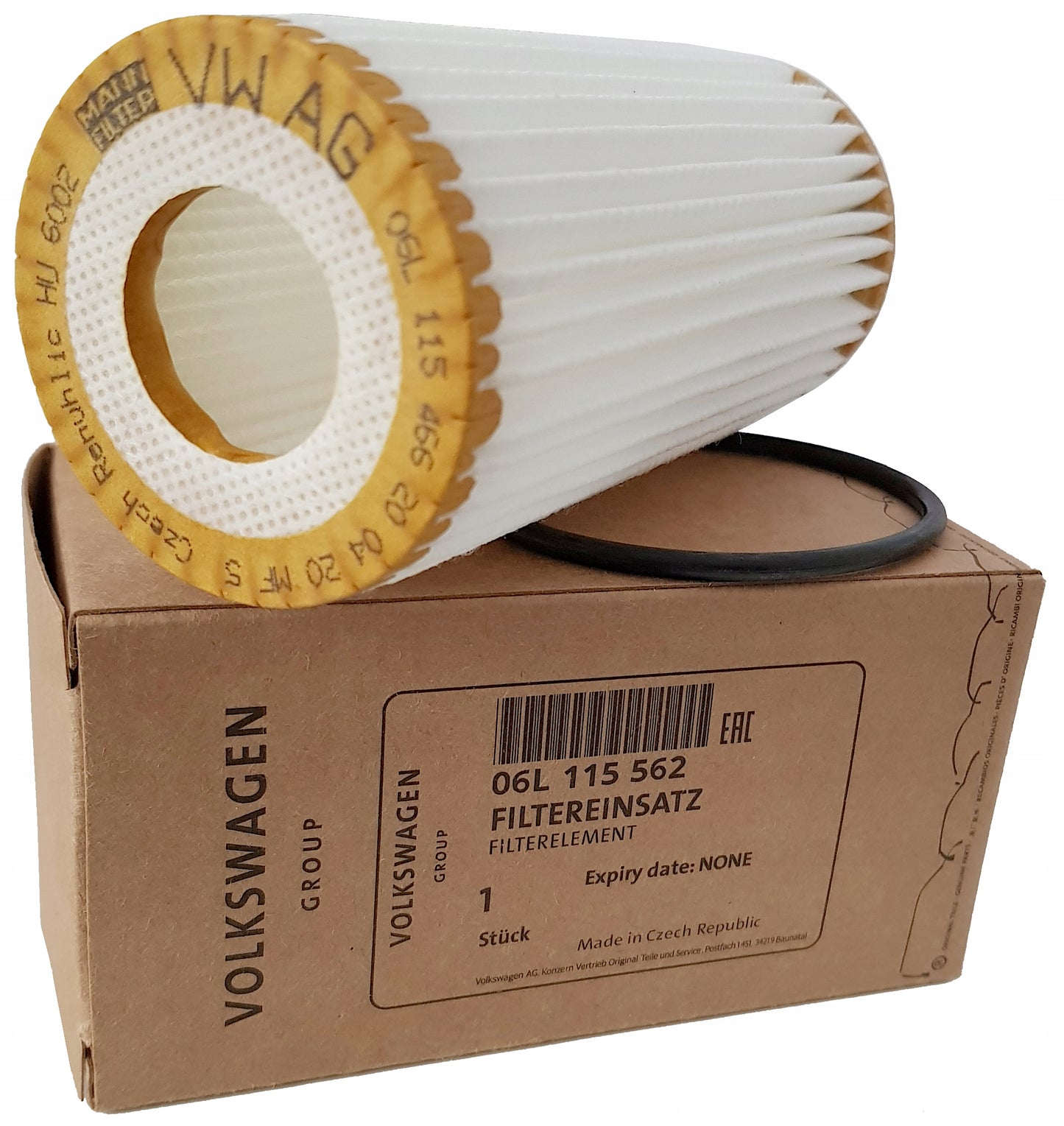06L115562B ORYGINALNY FILTR OLEJU VW AUDI SKODA