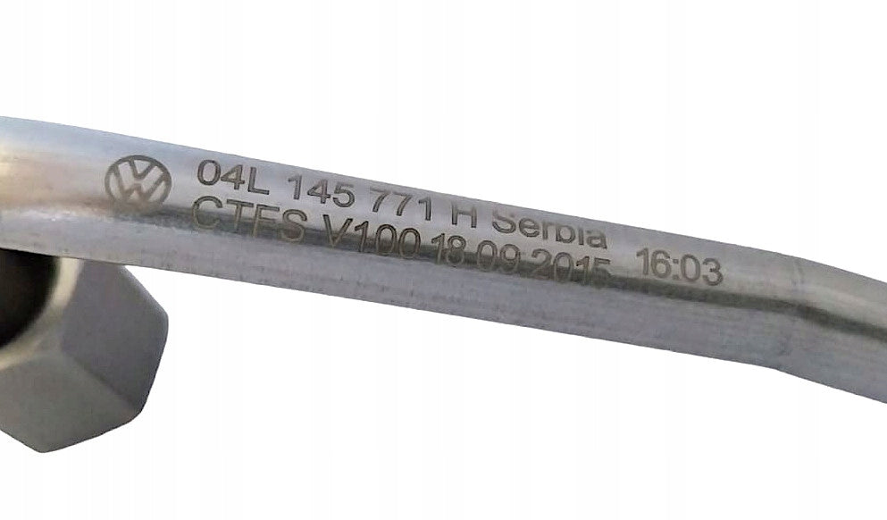 ORYGINALNY PRZEWÓD OLEJOWY TURBINY 04L145771H DOŁADOWANIE ASO
