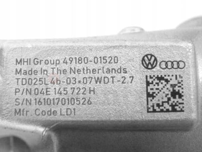 TURBOSPRĘŻARKA TURBINA AUDI 04E145715 04E145722H 04E145715K 04E145715J ASO