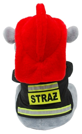 MASKOTKA DO AUTA HIPCIO STRAŻAK STRAŻ POŻARNA PREZENT DLA MAMY TATY DZIECKA