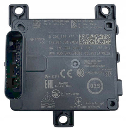 CZUJNIK RADAROWY DISTRONIC 1N3 907 550E VW SKODA AUDI SEAT ORYGINAŁ NOWY