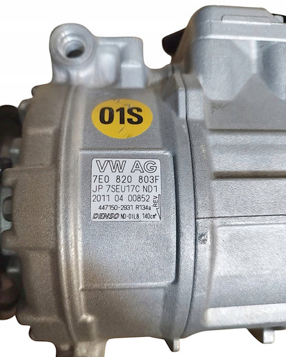 SPRĘŻARKA KLIMATYZACJI KOMPRESOR VW MULTIVAN V T5 7E0820803F ORYGINAŁ OE