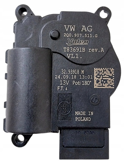 VOLKSWAGEN OE 2Q0907511G SILNICZEK NAGRZEWNICY CIĘGNA NOWY ORYGINALNY ASO