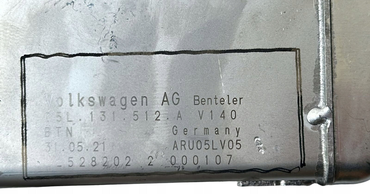 CHŁODNICA SPALIN EGR 05L131512A AUDI A4 A5 A7 Q5 204KM VW ORYGINAŁ ASO NOWA