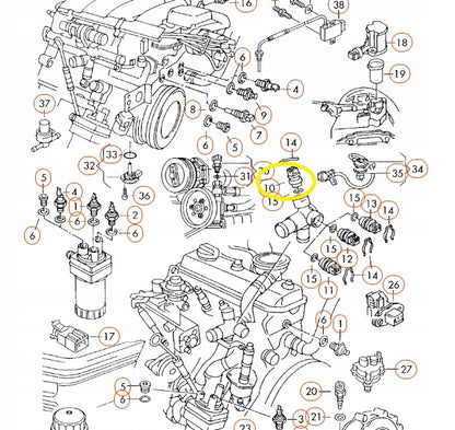 059919501A ORG VAG CZUJNIK TEMPERATURY WODY ZESTAW