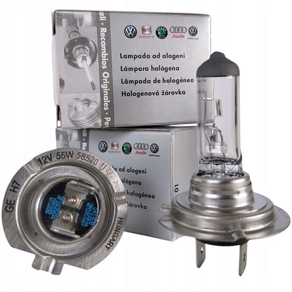 2x OE VAG ORYGINALNE ŻARÓWKI OSRAM H7 12V 55W PX26d AUDI SEAT SKODA ASO
