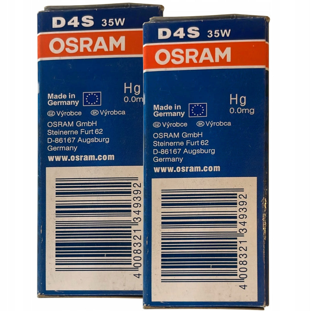 2x ŻARNIK D4S TOYOTA OSRAM KSENON 100% ORYGINAŁ