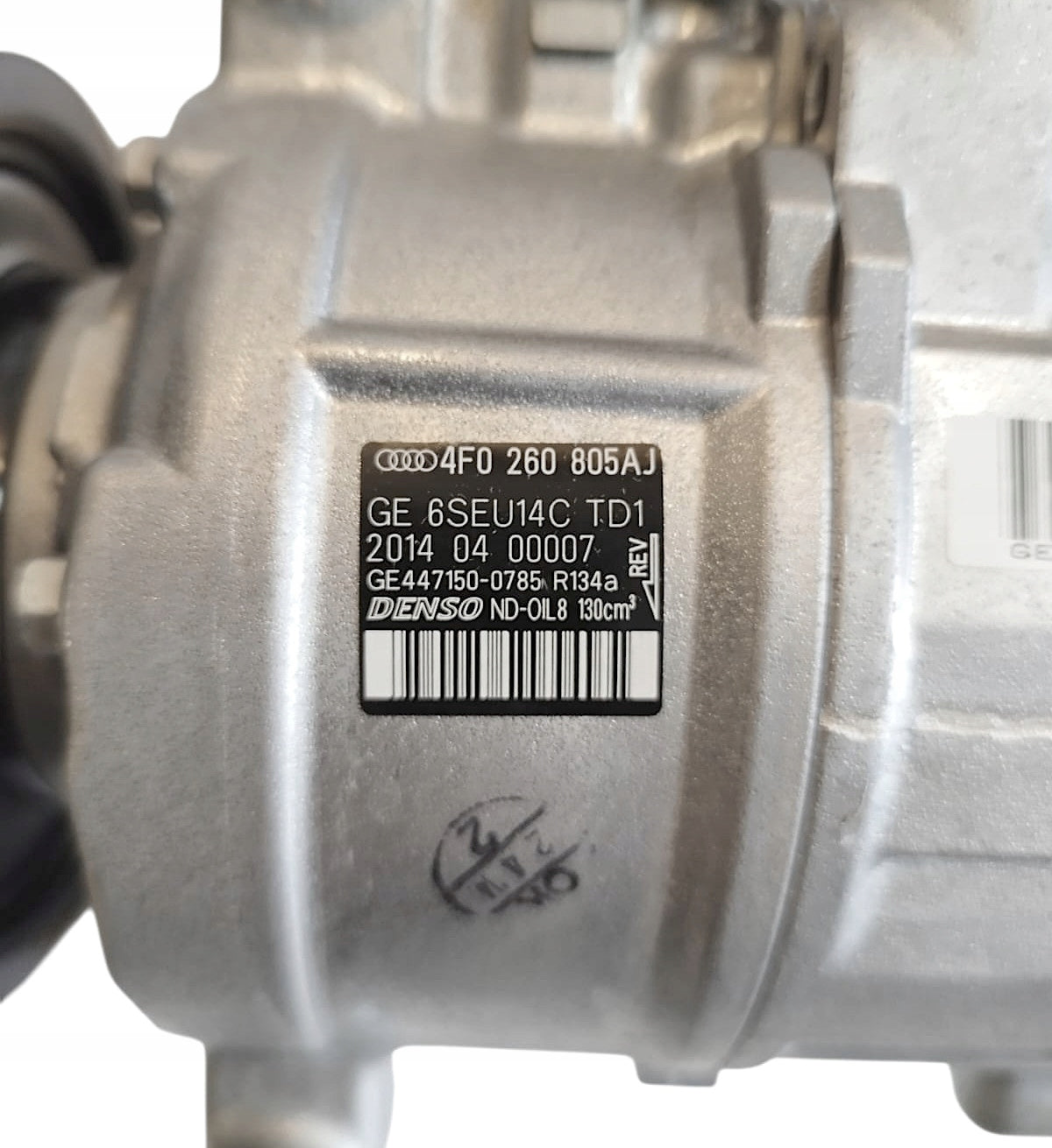 4F0260805AJ SPRĘŻARKA KOMPRESOR KLIMATYZACJI AUDI A6 C6 2.7 3.0 TDI ORYGIN