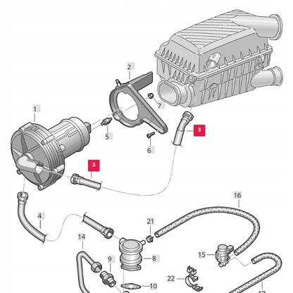 ORYGINALNY PRZEWÓD DOLOTOWY CHŁODNICY POWIETRZA VW AUDI 1.6 2.0 1J0131128