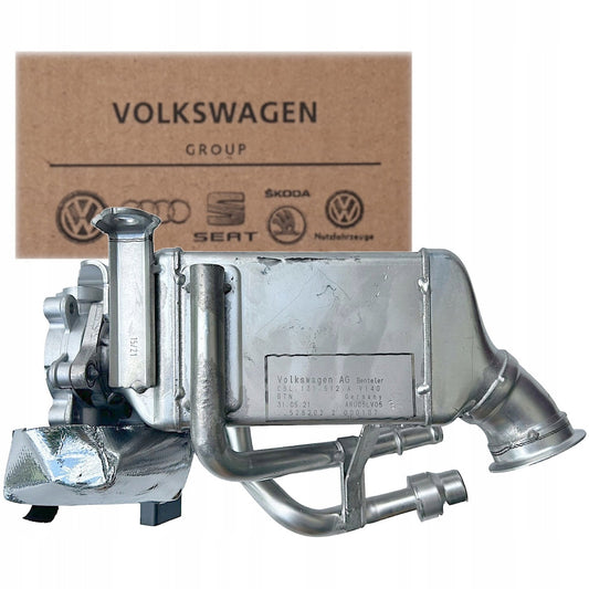 CHŁODNICA SPALIN EGR 05L131512A AUDI A4 A5 A7 Q5 204KM VW ORYGINAŁ ASO NOWA
