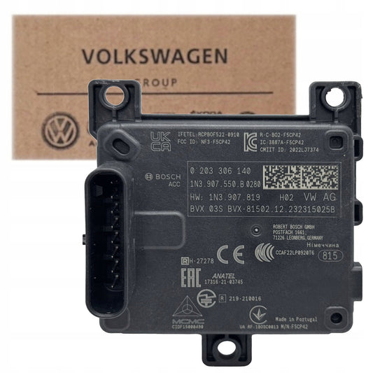 CZUJNIK RADAROWY DISTRONIC 1N3907550B VW SKODA AUDI SEAT ORYGINAŁ NOWY