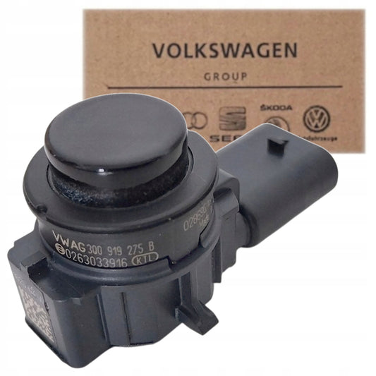 CZUJNIK PDC COFANIA PARKOWANIA 3Q0919275B 0263033916 BOSCH VW CZARNY PERŁA
