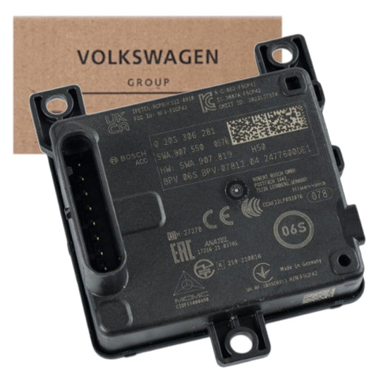 ORYGINALNY RADAR PRZÓD VOLKSWAGEN AUDI SEAT SKODA 5WA907550 / 5WA.907.550