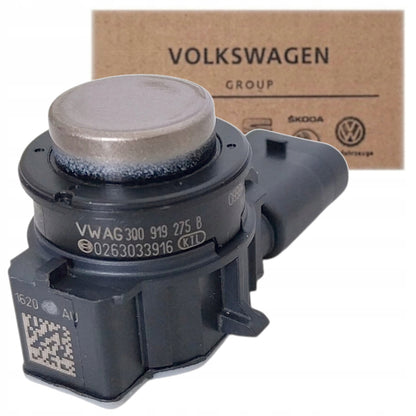CZUJNIK PDC COFANIA PARKOWANIA 3Q0919275B 0263033916 BOSCH VW SKODA BEŻOWY