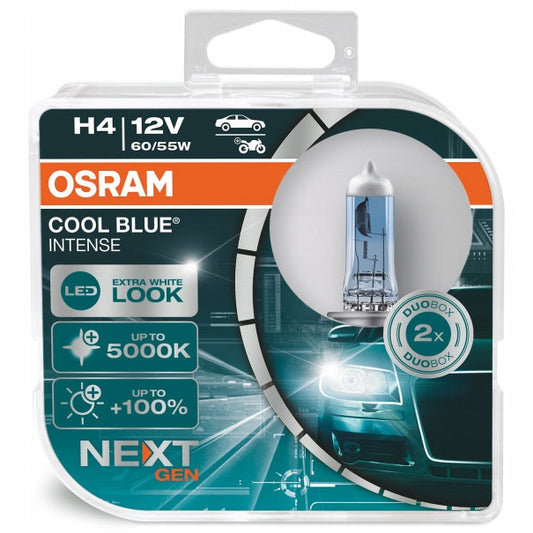 Osram H4 Cool Blue Intense 5000K Next Gen