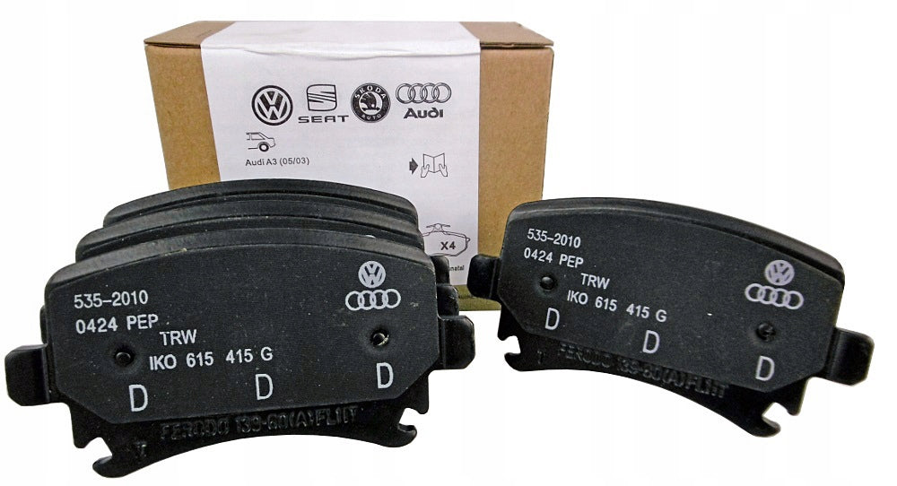 ORYGINALNE KLOCKI HAMULCOWE TYŁ AUDI A3 8P A4 B7 A6 C6 A8 D3 Q3 TT OE VAG