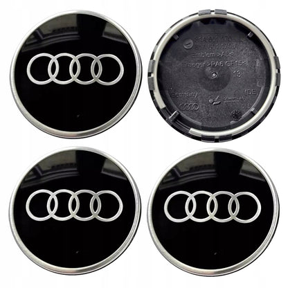 DEKIELEK AUDI ZNACZKI KAPSEL 61mm 81A601170 ZESTAW 4 SZTUKI 81A601170A RS