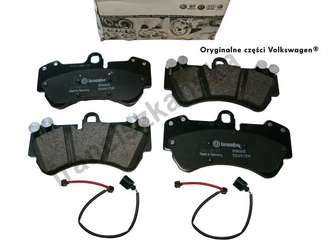 KLOCKI HAMULCOWE PORSCHE VW 7L0698151H VAG BREMBO