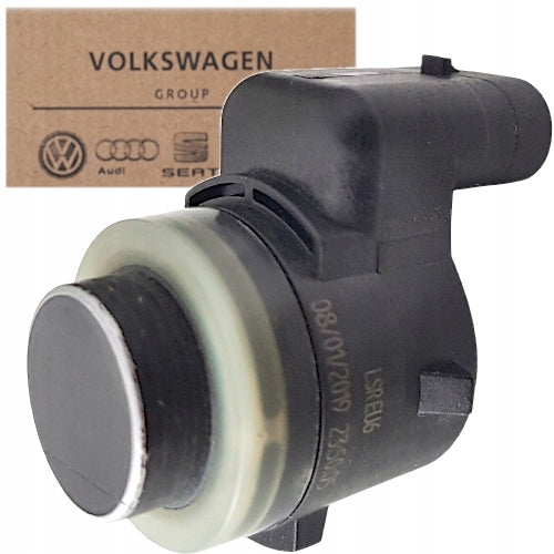 VW CZUJNIK PDC PARKOWANIA 5Q0919275C CZARNY MATOWY ORYGINALNY AUDI VW SEAT