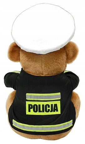 MASKOTKA DO AUTA POLICJA POLICJANT MIŚ DROGÓWKA PREZENT NA URODZINY IMIENIN