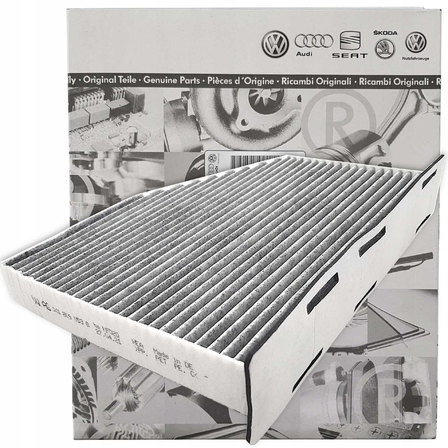 1K1819653B ORYGINAŁ FILTR KABINOWY WĘGLOWY CUK2939