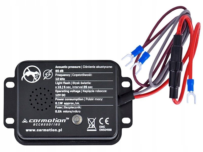 SAMOCHODOWY ELEKTRONICZNY ODSTRASZACZ KUN SZCZURÓW GRYZONI
